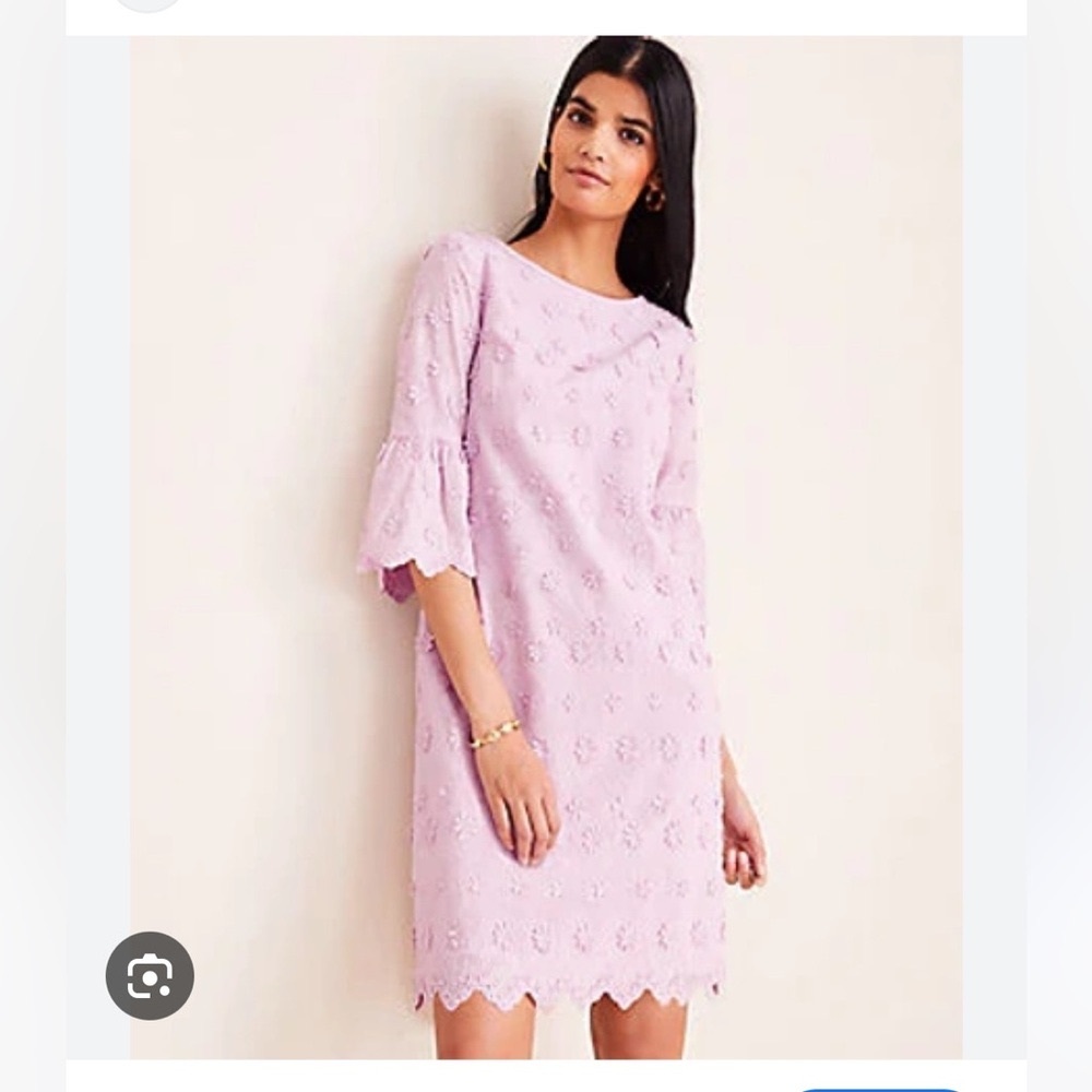 ANN TAYLOR Lilac Floral Shift Dress